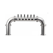 Perlick 4066-8R Pass-Thru Brew Pipe Draft Beer Tower Countertop 44-1/8"W X 17-1/2"H