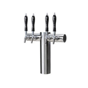 Perlick 4073-4PO-SS Avenue T-Pipe Draft Beer Tower Countertop 16"W X 15-5/8"H