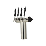 Perlick 66500-4BPC Winged Tee Draft Tower Countertop 12-3/4"W X 16-1/2"H