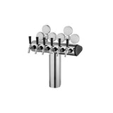 Perlick 66500P-4BPCIM Illuminated Winged Tee Draft Tower Countertop 12-3/4"W X 22-1/4"H O.A.