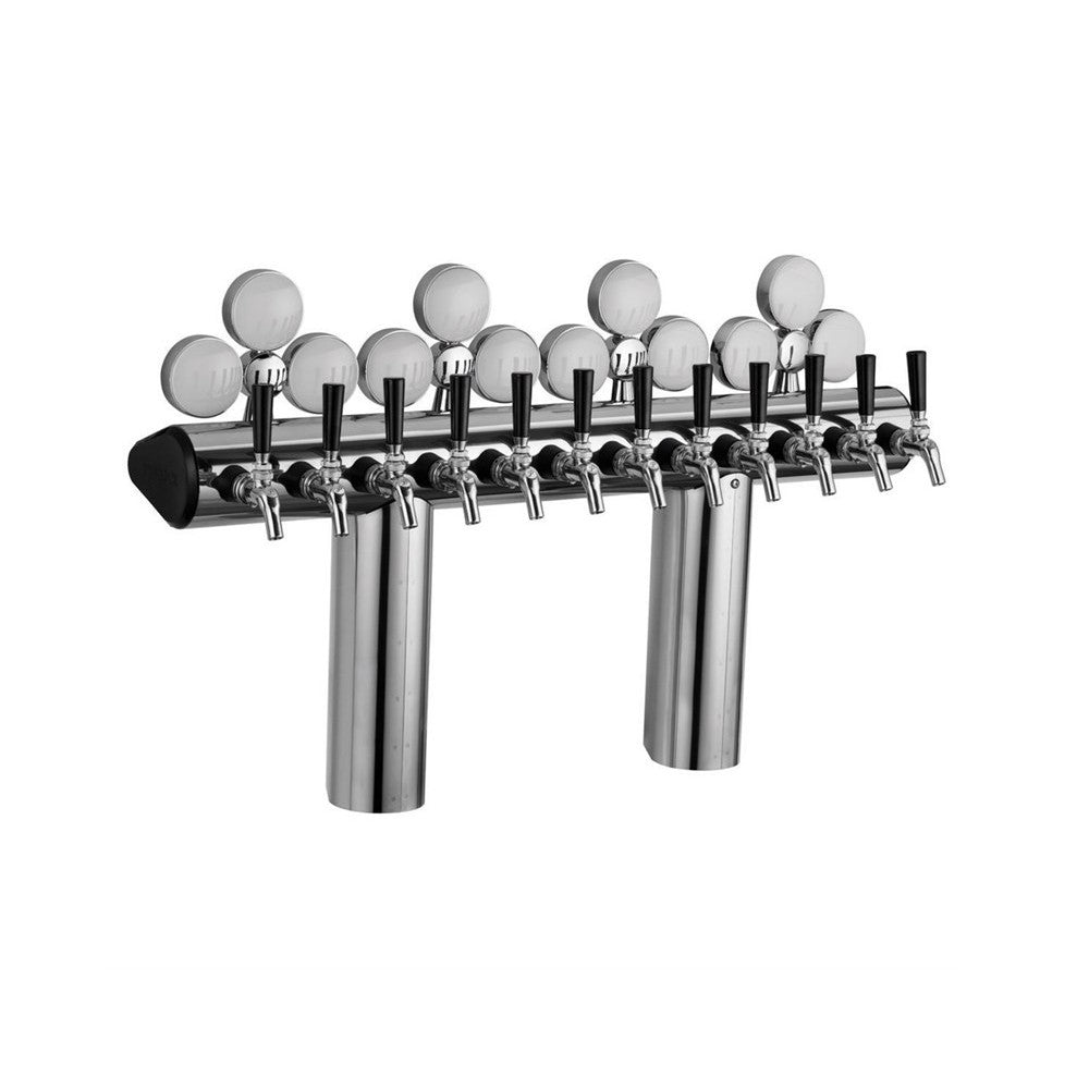 Perlick 66500P-8BTFIM Illuminated Winged Bridge Draft Tower Countertop 32-5/8"W X 22-1/4"H O.A.