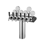 Perlick 66500P-S8BPCIM Illuminated Winged Tee Draft Tower Countertop 24-3/4"W X 22-1/4"H O.A.