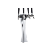 Perlick 69526W-4P Panther Style Wine Dispensing Kit -(4) Faucets Chrome (304 Stainless Steel Dispensing Heads & Faucets Drainer 304 Stainless Steel Keg Couplers Air Distributors 304 Stainless Steel Wine Line Connectors Air Hose Air Distributor Co