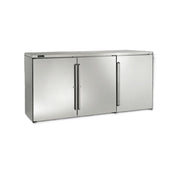 Perlick BBR72 Refrigerated Back Bar Cabinet Three-section 72"W