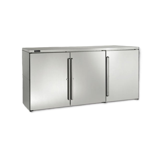 Perlick BBR72 Refrigerated Back Bar Cabinet Three-section 72"W