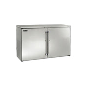 Perlick BBRLP48 Low Profile Refrigerated Back Bar Cabinet Two-section 48"W