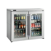 Perlick BBRN40 Narrow Door Refrigerated Back Bar Cabinet Two-section 40"W
