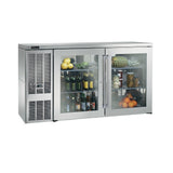 Perlick BBS60-SG-L-STK (QuickShip) Refrigerated Back Bar Cabinet Two-section 60"W