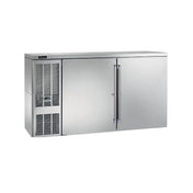 Perlick BBS60-SS-L-STK (QuickShip) Refrigerated Back Bar Cabinet Two-section 60"W
