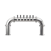 Perlick BP-HL-6R Brew Pipe Draft Beer Tower Beer Leads Right Accommodates (6) Faucets (faucets Sold Separately)