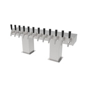 Perlick BT8BPC Bridge Tee Draft Beer Tower Accommodates (8) Faucets (faucets Sold Separately)