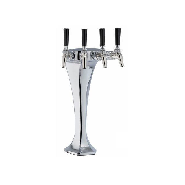 Perlick CB-4B Cobra Draft Beer Tower Accommodates (4) Faucets (faucets Sold Separately)