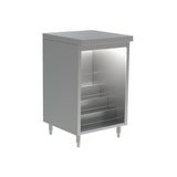 Perlick DBLS-18 Back Bar Liquor Step Cabinet 18"W Flat Top