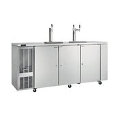 Perlick DDC92 Concessionaire Draft Beer Dispenser Self-contained Direct Draw 92"W X 24-3/4"D X 34-9/16"H