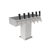 Perlick EA2110-6BPC Tee Tower (6) Faucets Beer Air Cooled