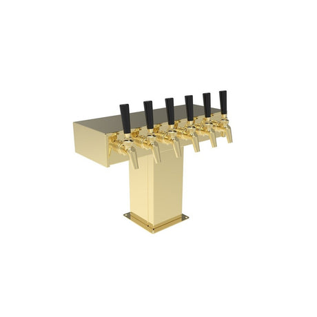Perlick EA2110-6BTF Tee Tower (6) Faucets Beer Air Cooled
