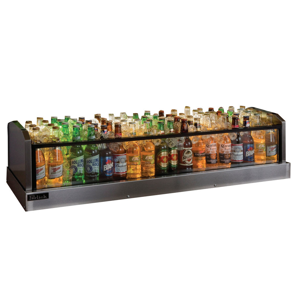 Perlick GMDS14X30 Glass Merchandiser Ice Display Bar 14" X 30" Long