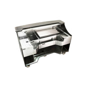 Perlick MOBS-66TE Signature Series Mobile Bar 66" Total Bartending Width 30" Ice Chest