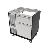 Perlick MOBS-BBS36C Signature Series Mobile Bar Refrigerated Cabinet 7.4 Cu.ft. Volume