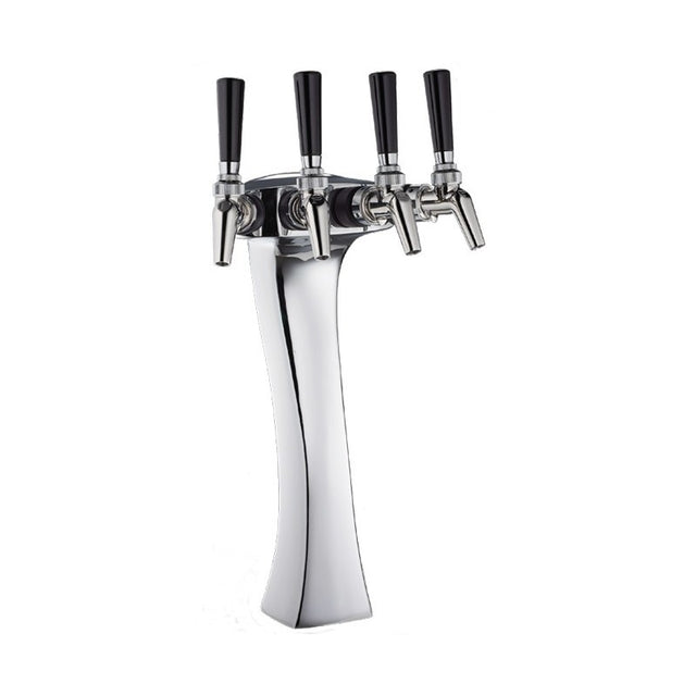 Perlick PT-4B Panther Draft Beer Tower Accommodates (4) Faucets (faucets Sold Separately)
