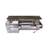 Perlick PTE68-A Tobin Ellis Signature Cocktail Station Pre-configured 68"W O.A.