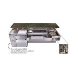 Perlick PTE68-C-WF Tobin Ellis Signature Cocktail Station Pre-configured 68"W O.A.