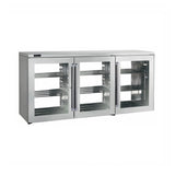 Perlick PTR72 Pass-Thru Refrigerated Back Bar Cabinet Three-section 72"W