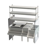 Perlick PTS54L-LF Underbar Ice Bin/Cocktail Station Pass-thru Combo 54"W X 32"D X 68-1/2"H