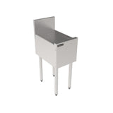 Perlick TS12DB TS Series Underbar Drainboard 12"W X 18-9/16"D Pitched Drainboard Top