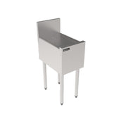 Perlick TS12DB TS Series Underbar Drainboard 12"W X 18-9/16"D Pitched Drainboard Top