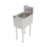 Perlick TS12DS-STK (Quick Ship) TS Series Underbar Dump Sink Unit 12"W X 18-9/16"D