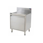 Perlick TS24SC Underbar Storage Cabinet 24"W X 18-9/16"D 4" Or 6"H Backsplash With 1" Return At Top