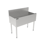 Perlick TS36DB TS Series Underbar Drainboard 36"W X 18-9/16"D Pitched Drainboard Top