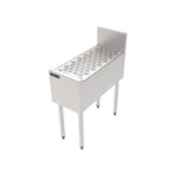 Perlick TSCE12DB TSCE Series Underbar Drainboard 12"W X 27-5/8"D Pitched Drainboard Top
