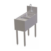Perlick TSCE12PS Tobin Ellis Signature Underbar Utility Sink With Glass Rinser