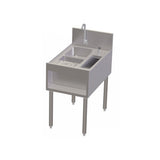 Perlick TSCE18PSTC-RC Tobin Ellis Signature Underbar Utility Sink With Glass Rinser & Tool Caddy