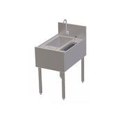Perlick TSCE18PSTC Tobin Ellis Signature Underbar Utility Sink With Glass Rinser & Tool Caddy