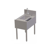 Perlick TSCE18PSTC Tobin Ellis Signature Underbar Utility Sink With Glass Rinser & Tool Caddy
