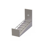 Perlick TSCE8SSR Tobin Ellis Signature Slanted Liquor Rack 8"W Holds (12) 3-3/4" Dia. Bottles