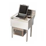 Perlick TSD24DC-A TSD Series Underbar Ice Cream Center 24"W X 24"D 6"H Backsplash With 1" Return