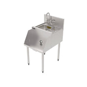 Perlick TSF18BS-RS TSF Series Underbar Blender Station With 18 Gauge Stainless Steel Dump Sink