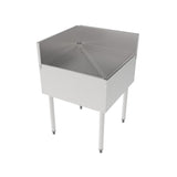 Perlick TSF90D-I TSF Series Underbar Inside Corner Drainboard 24"W X 24"D Pitched Drainboard Top
