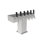 Perlick TT6PC Tee Draft Beer Tower Accommodates (6) Faucets (faucets Sold Separately)