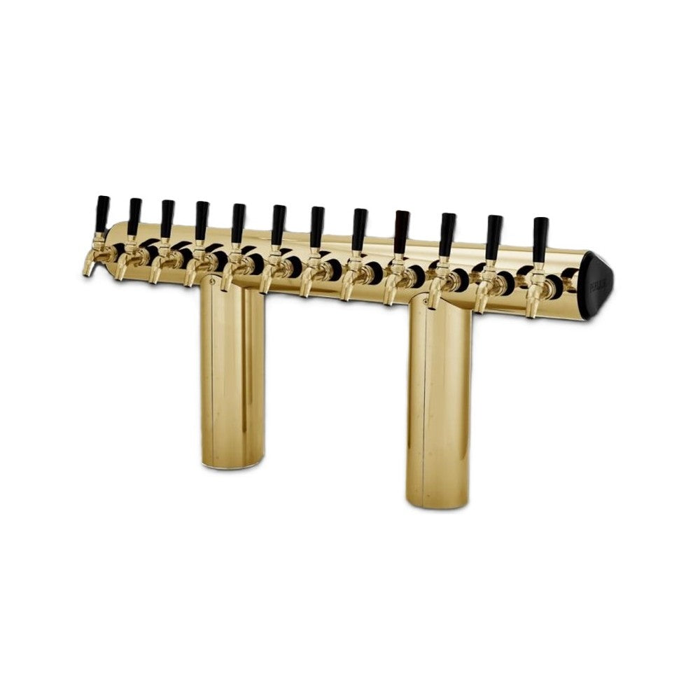 Perlick WBT-12BTF Winged Bridge Draft Beer Tower Accommodates (12) Faucets (faucets Sold Separately)