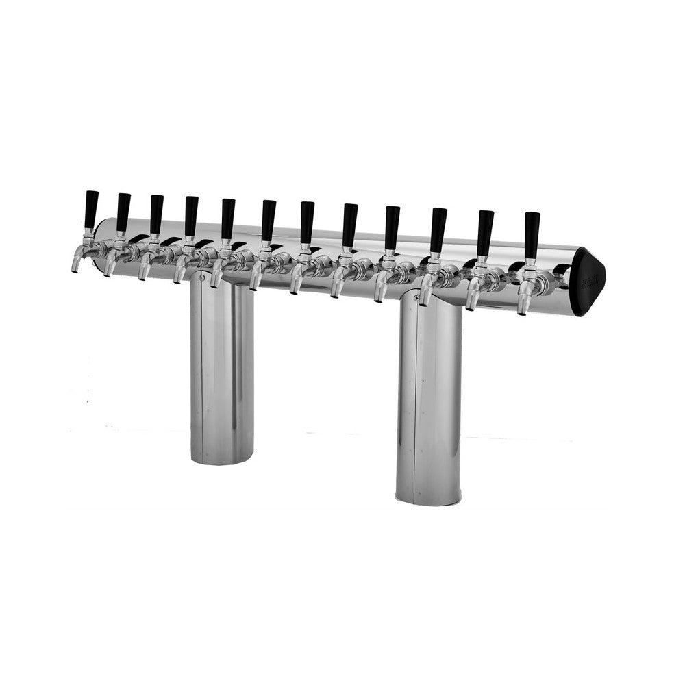 Perlick WBT-8B Winged Bridge Draft Beer Tower Accommodates (8) Faucets (faucets Sold Separately)