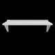 Empura Stainless 1548WS18G Wall Mount Storage Shelf 48"W X 15"D X 16"H Standard Duty 18 Gauge 430 Stainless Steel Shelf And Brackets