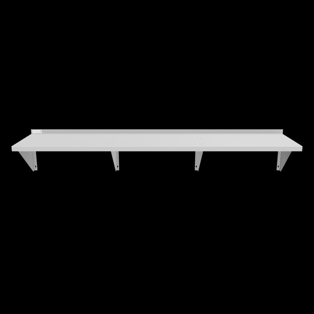 Empura Stainless 1884WS16G Wall Mount Storage Shelf 84"W X 18"D X 15.75"H Heavy Duty