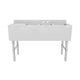 Empura Stainless EB3B101410L Underbar Sink 3D View