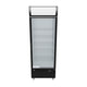 Black Swing Glass Door Merchandiser Refrigerator 3D View