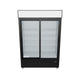 ESM 42B Black Sliding Glass 2 Door Merchandiser Refrigerator 3D View